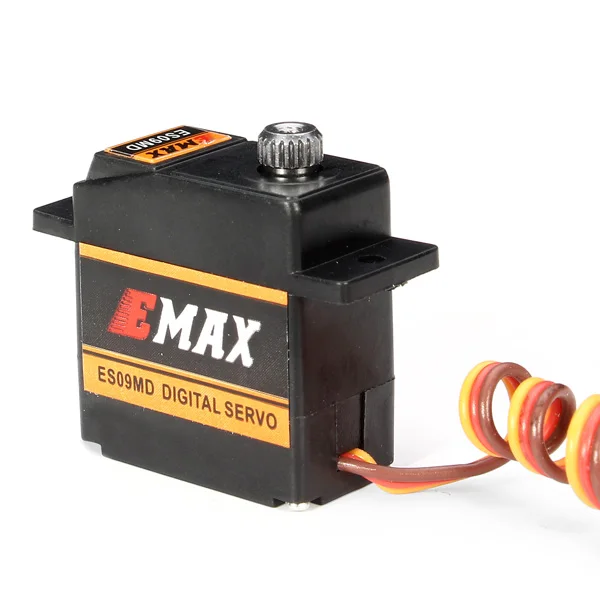 Original EMAX ES09MD Dual-Bearing Special Swash Metal Gear Digital Servo for REX Align 450 Helicopter DIY Parts |