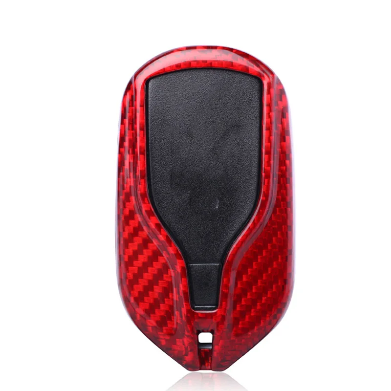Красный карбоновый ЖК-чехол для ключа автомобиля Maserati | Автомобили и мотоциклы