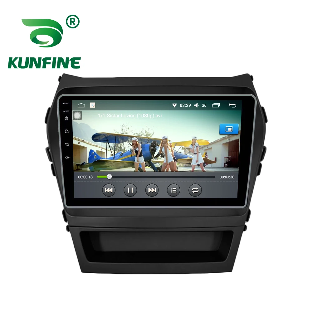 Автомагнитола для Hyundai IX45 Santafe 12-16 с восьмиядерным процессором Android 10 0 DVD