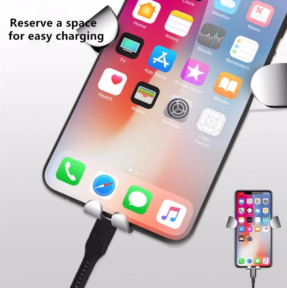 Универсальный автомобильный держатель для мобильных телефонов с креплением на