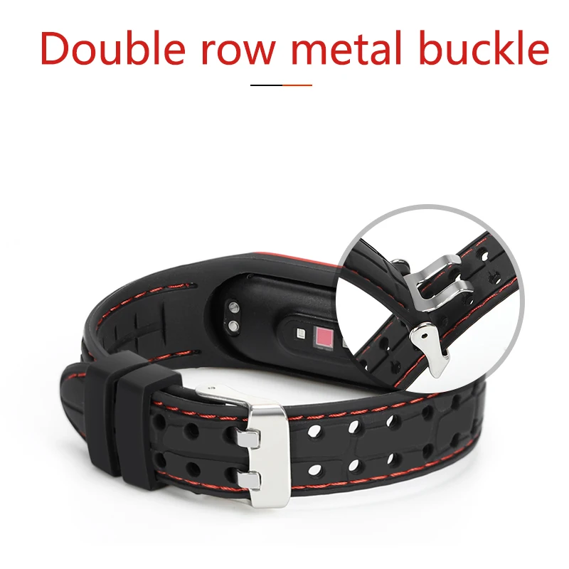 Mi band 6 Strap For Xiaomi Mi band 4 5 6 replacement Sport Silicone Smartwatch band wrist belt beacelet Miband 3 4 5 strap