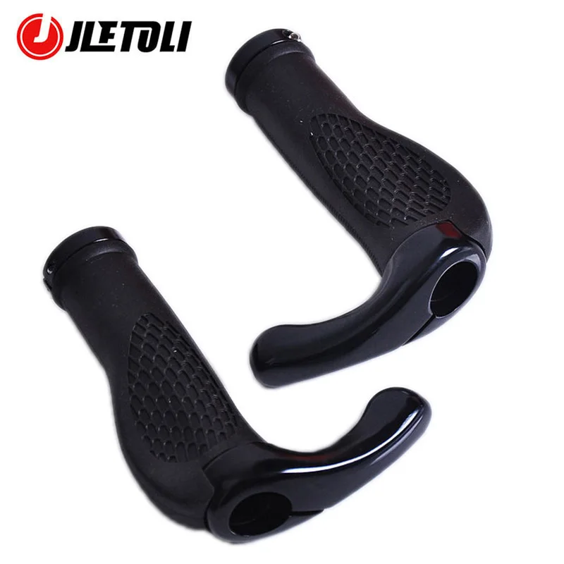

JLETOLI Mountain Bike Handlebar Grips Non-slip Wear Resistant Rubber Road Bike Cycling Grips Handles for Bicycles Accessories