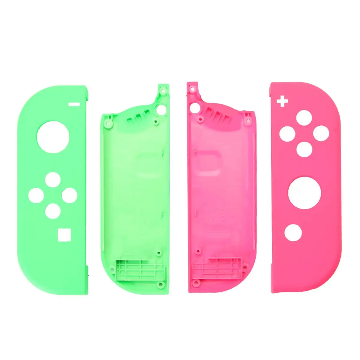 Сменный корпус, Жесткий Чехол для кожи, чехол для переключателя NS Joy-Cons контроллер, зеленая крышка лицевой панели для ремонта joycon
