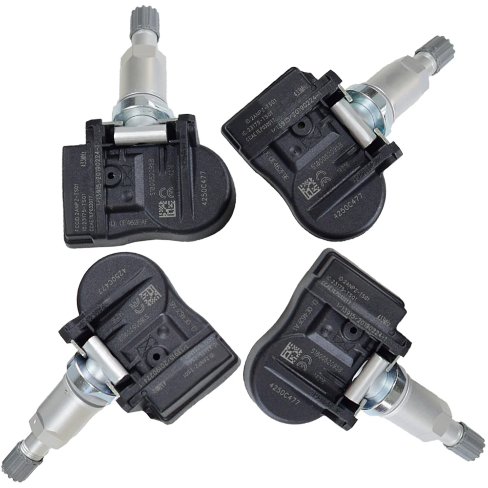 Датчик контроля давления в шинах автомобиля 4 шт. TPMS 4250C477 S180052094A 433 МГц для Mitsubishi ASX