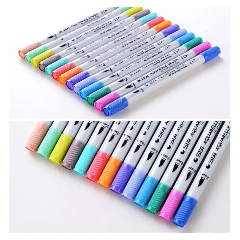 

1Pc Colored Gel Pens Set School Blue 0.5 Mm Ballpoint Pen For Journal Cute Stationary Supplies