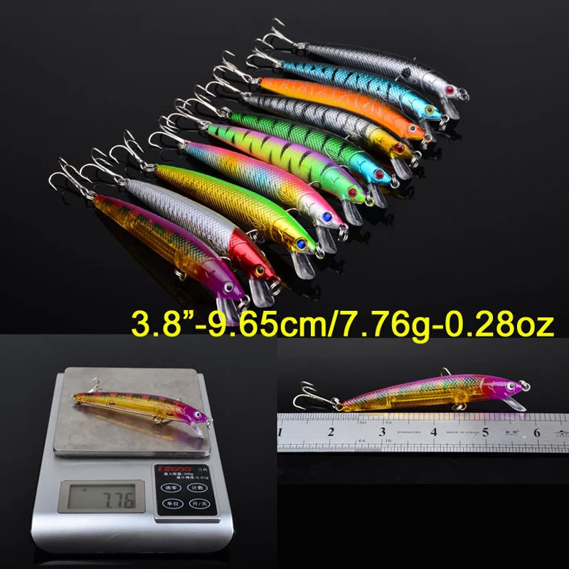 Набор рыболовных приманок Minnow смешанных 20 шт./компл. набор искусственных жестких