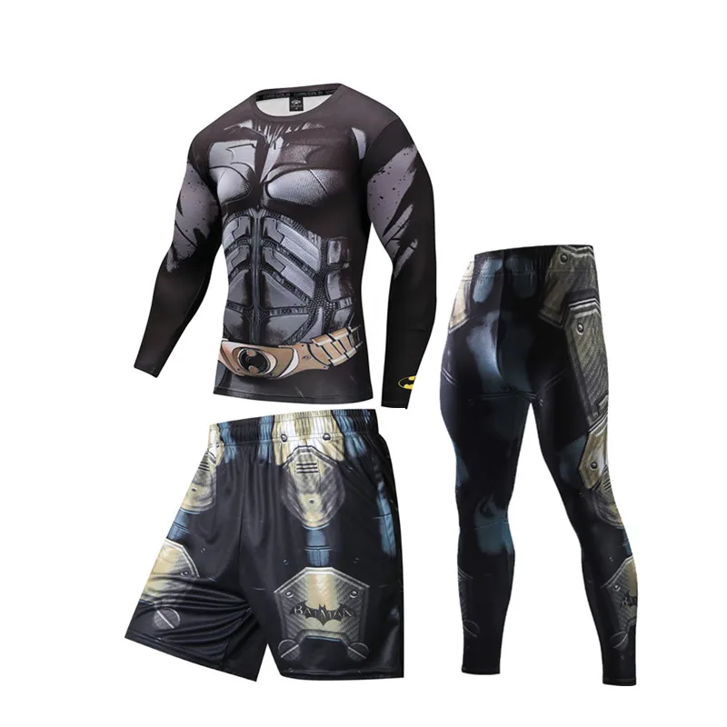 Спортивный мужской комплект для бокса Rashguard тренировочных боксерских джерсеров