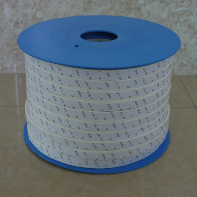 

5mm Seal Strip 10mm Width Selft Adhesive Foam Expand Tape PTFE Sealant Soft Belt DIY Mount Fix Elastic Band White