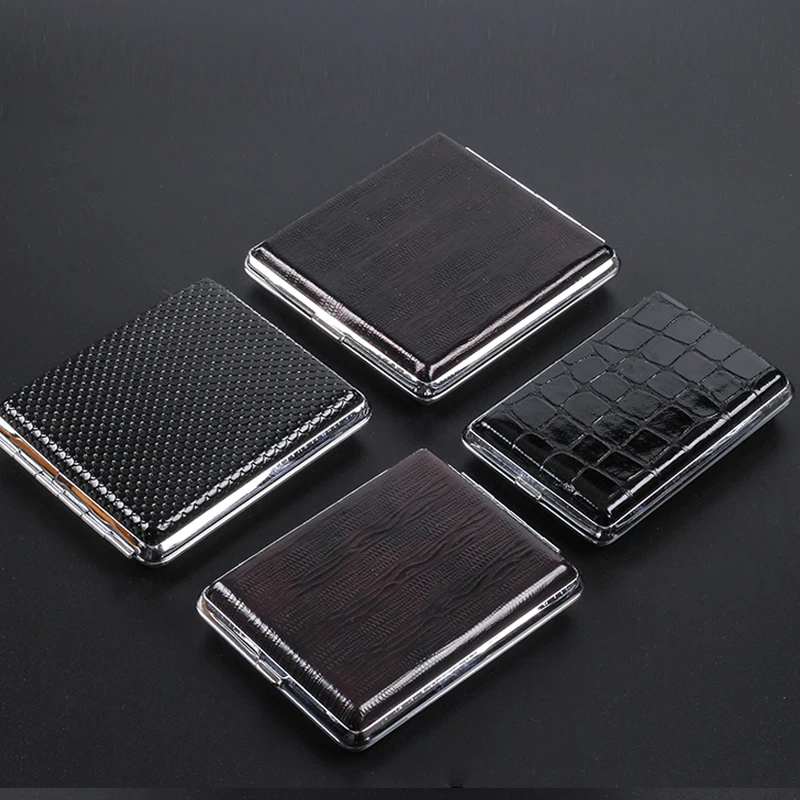 1 шт. чехол для сигарет из искусственной кожи портативные Модные мужские гаджеты