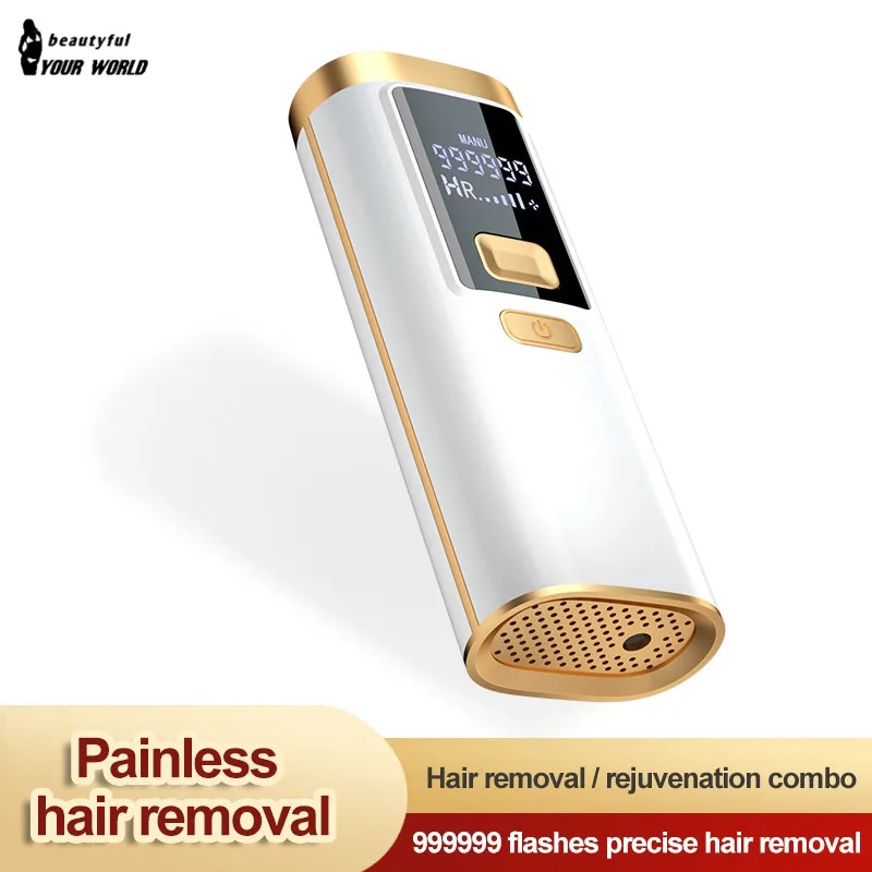 

2 in 1 IPL Pulsed Light Hair Removal Machine LCD Display Epilator Laser Rejuvenation Permanent Bikini Electric Photoepilator