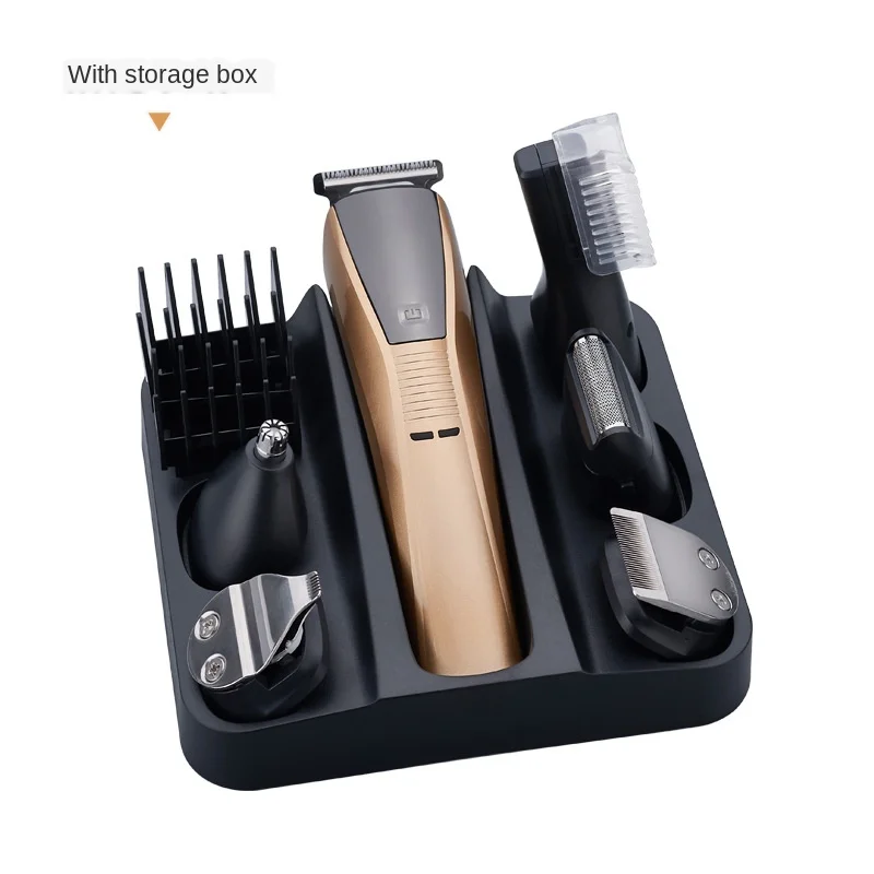6 в 1 многофункциональный Vgr elétrica mаquina de cortar cabelo barbeador usb recarregalvel à prova dwaterproof argua aparador
