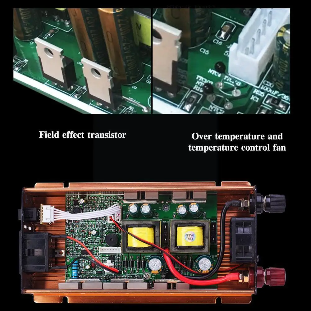 

Pure Sine Wave Inverter 12v/24v To Ac 110v/220v 600w Car Power Converter Solar 1200w Transformer Voltage M5b0