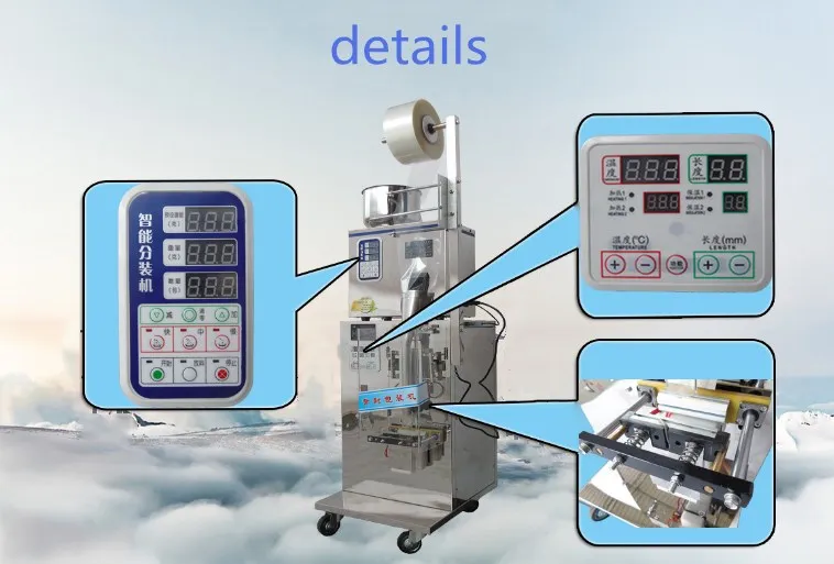 

small scale multi-function automatic tea leaf packing machine