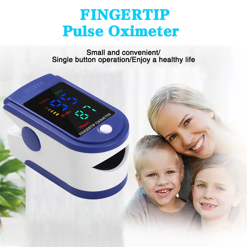 Digital Medical Portable Finger Pulse Oximeter With Bag blood oxygen Heart Rate Saturation Meter Oximetro de dedo |