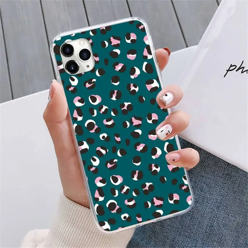 

Sexy leopard pink Phone Cases For iphone 12 5 5s 5c se 6 6s 7 8 plus x xs xr 11 pro max mini