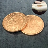 magnetic mexican 20 centavo coin super strong 2 86cm copper magic tricks close up magia coin appearing magie gimmick props