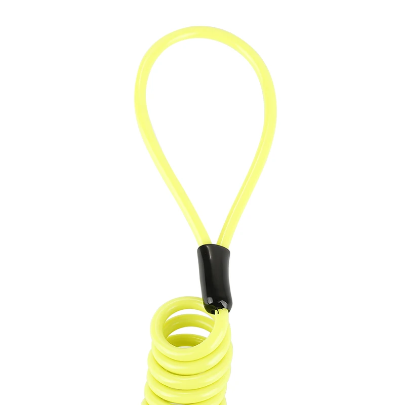 

120cm Motorbike Disc Lock Reminder Coil Cable Bicycle Motorcycle Bike Scooter Alarm Disc Lock Security Anti-theft Accessories