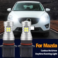 2pcs led daytime running light drl bulb lamp canbus no error p13w for mazda cx 5 2013 2014 2015