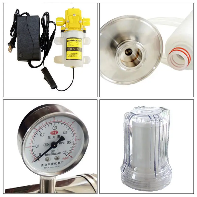 Новый Электрический фильтр из нержавеющей стали белый дух Moonshine набор фильтров