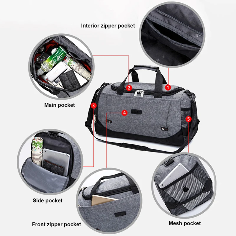 Limited Hot Sports Bag Training Gym Bag Men Woman Fitness Bags Durable Multifunction Handbag Outdoor Sporting Tote For Male