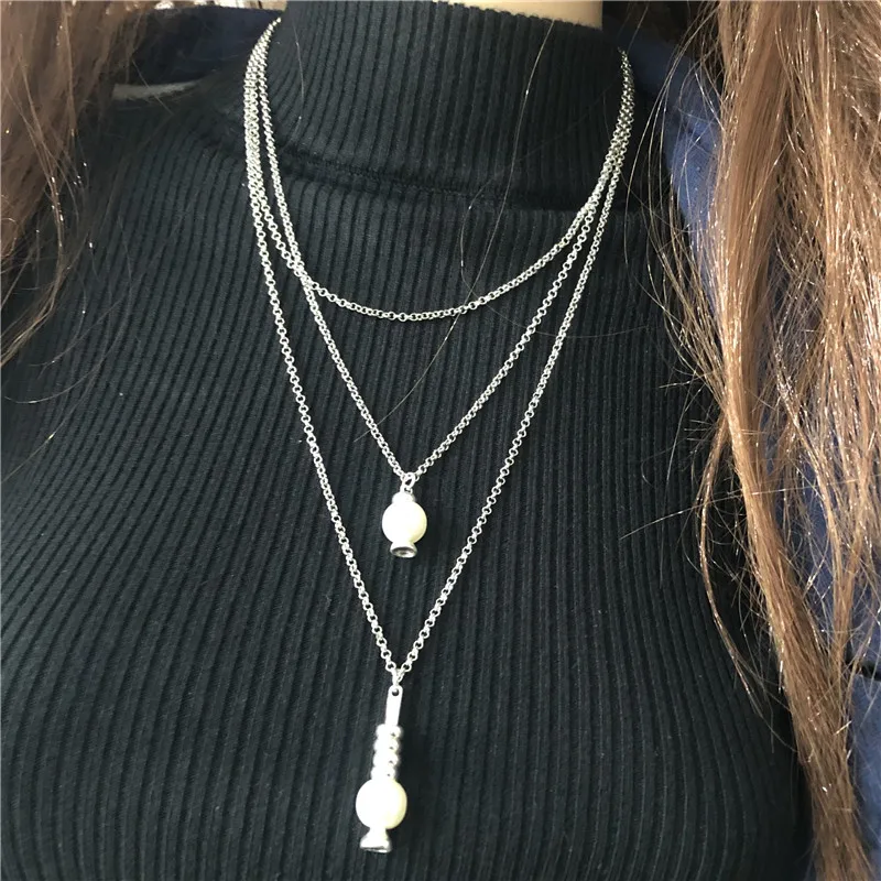 Женское винтажное ожерелье чокер Anslow коллекция 2021 года многослойное из смолы