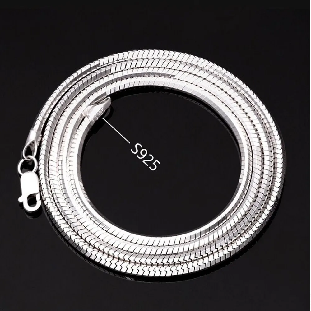 BOCAI новинка настоящее Серебро s925 пробы Платиновое покрытие мужское ожерелье