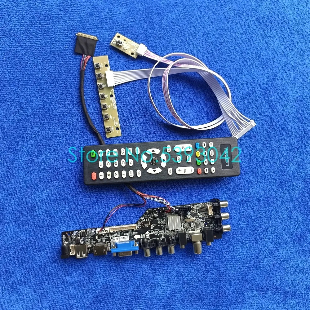 Подходит Для LP156WH3 (TL)(S1)/(TL)(S2)/(TL)(S3)/(TL)(SA) цифровой экран VGA USB 40Pin LVDS 1366*768 DVB C 3663