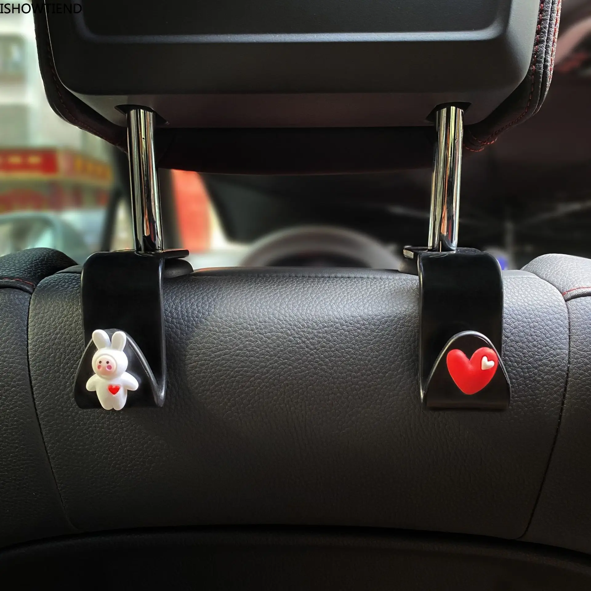 

New Cartoon Cute Creative Hook Car Seat Back Multifunctional Auto Fastener Hidden Interior Decoration Products Car Accessories