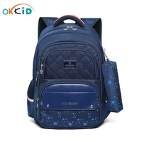 okkid primary school backpack school bag for boy waterproof nylon orthopedic backpack school bookbag christmas gifts for boys