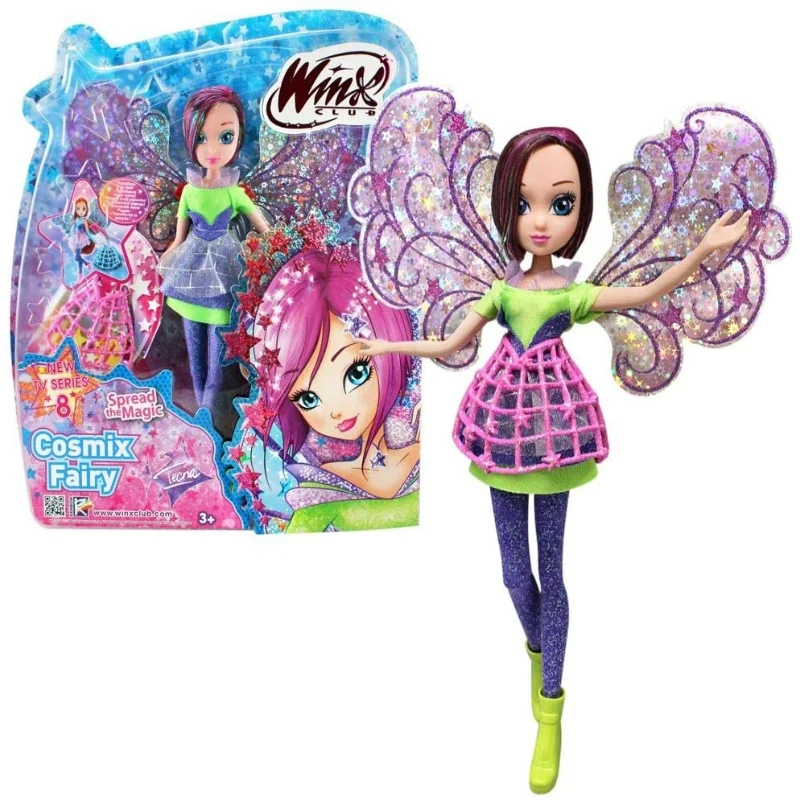 Винкс клуб Cosmix сказочная Tecna подвижные голографические крылья суставы коллекция