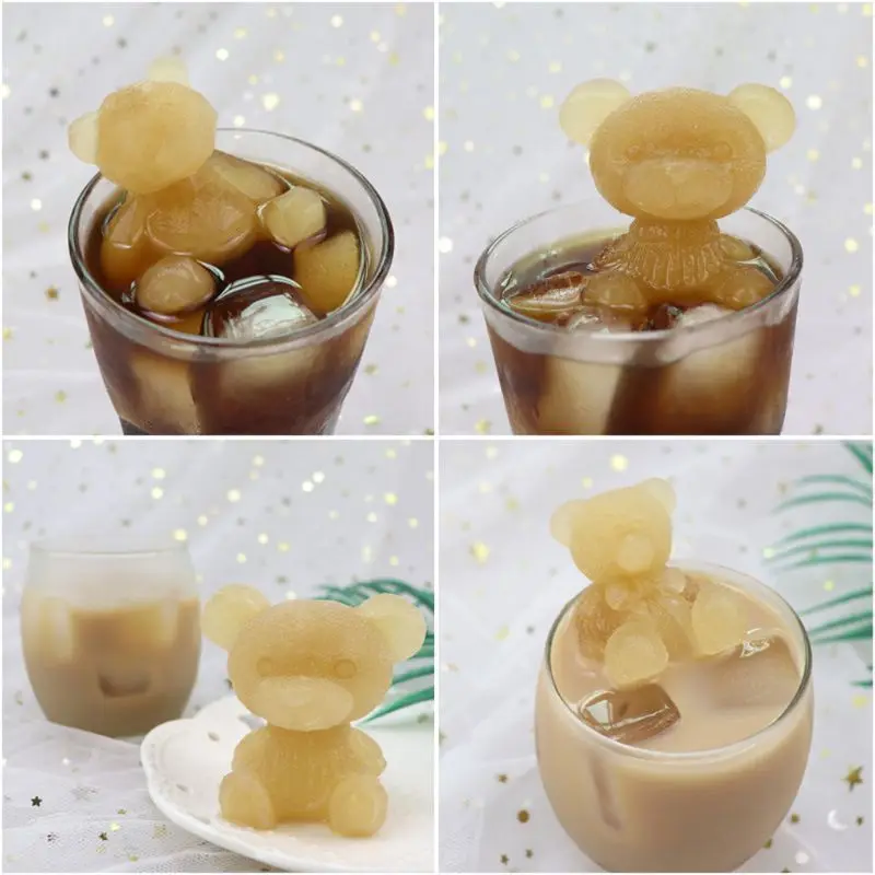 Cute Baby Bear Craft Art силиконовая форма для мыла поднос льда литье из смолы силиконовые