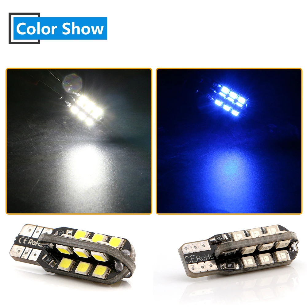 20 шт. 1 8 Вт T10 Canbus 2835 24 SMD светодиодные лампы без ошибок автомобильная карта лампа