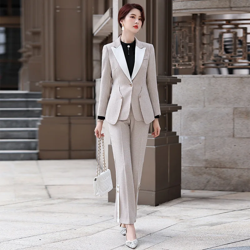 Professional Suit Women Autumn and Winter New Fashion Formal Suit Work Clothes Temperament Suit Interview Tooling High Quality