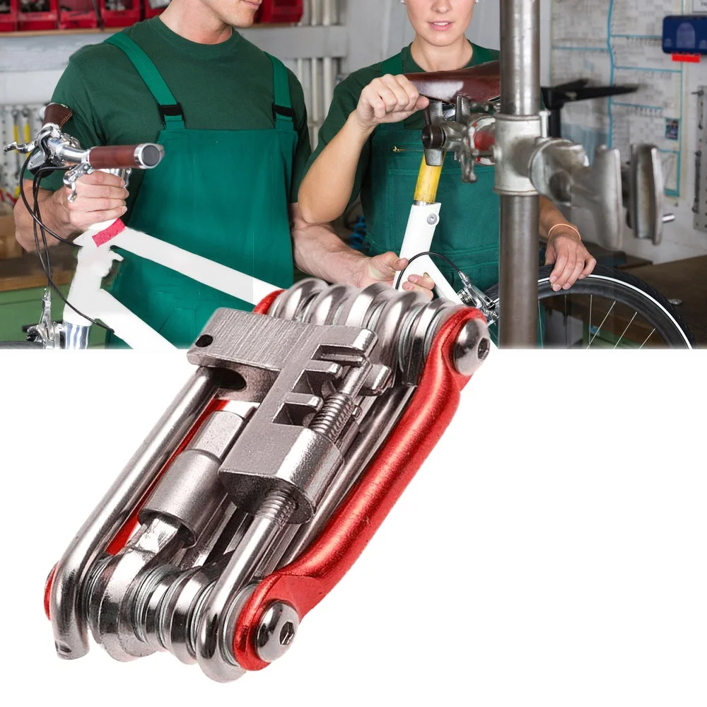 11 в 1 велосипед инструменты для ремонта комплект Нержавеющая сталь