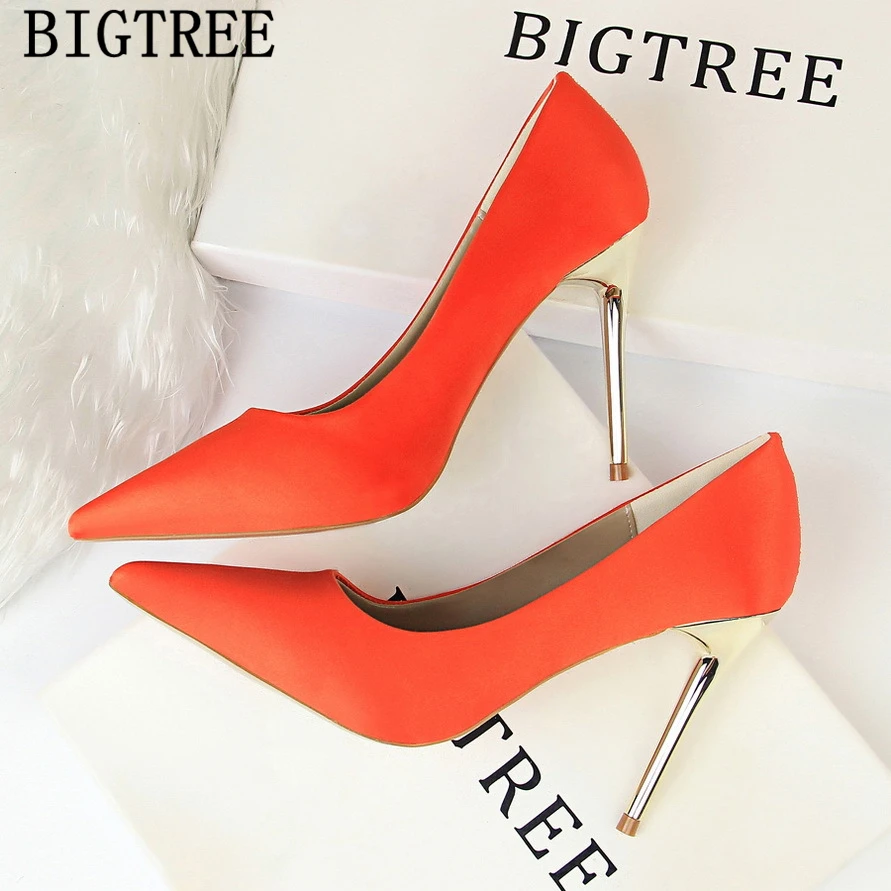 Туфли-лодочки женские на очень высоком каблуке с острым носком | Обувь