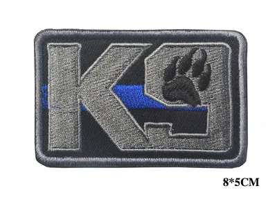 3 3D ПВХ K9 собаки нашивки значки K-9 собаки для тактических жгут жилет рюкзаки страйкбол резиновые нашивки крюк и петля патч - Цвет: 3