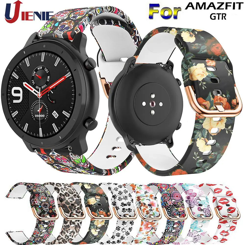 20 мм спортивный силиконовый ремешок для Xiaomi Huami Amazfit GTR 42 мм/GTS/Bip Lite браслет сменный Браслет Correa