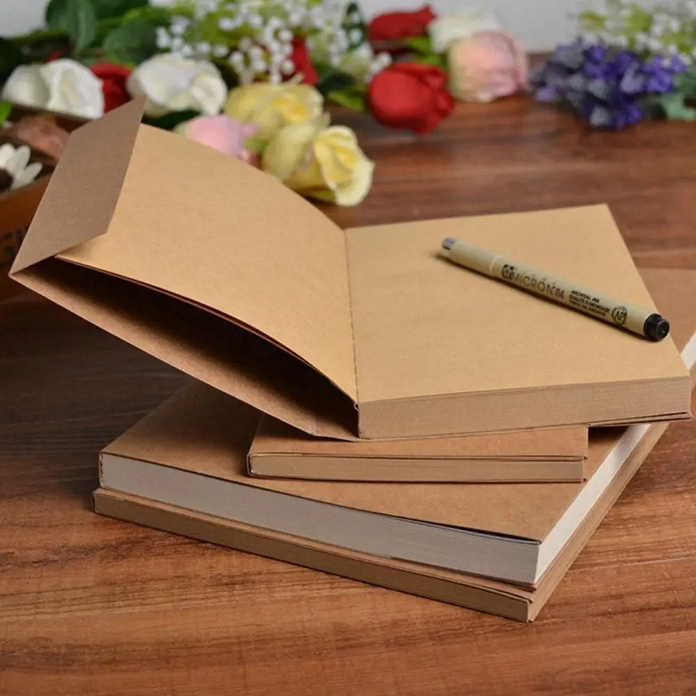 32K пустая записная книжка для рисования в стиле ретро дневник 13x19 см канцелярские