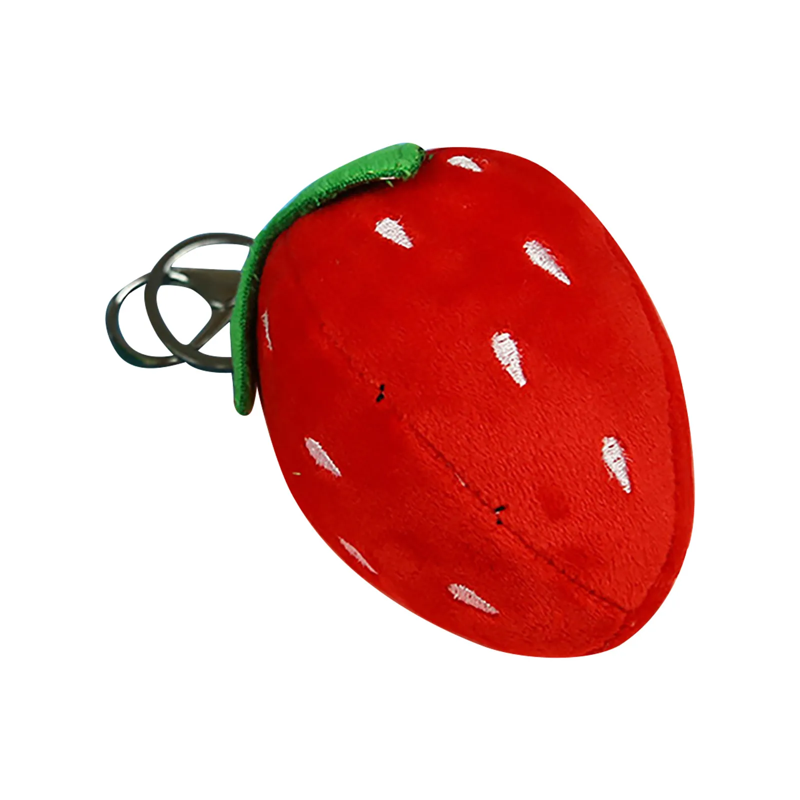 Cute Strawberry Fruit Pendant Plush Toy Key Chain Hanging School Bag Women Fashion Christmas Small Gift | Игрушки и хобби