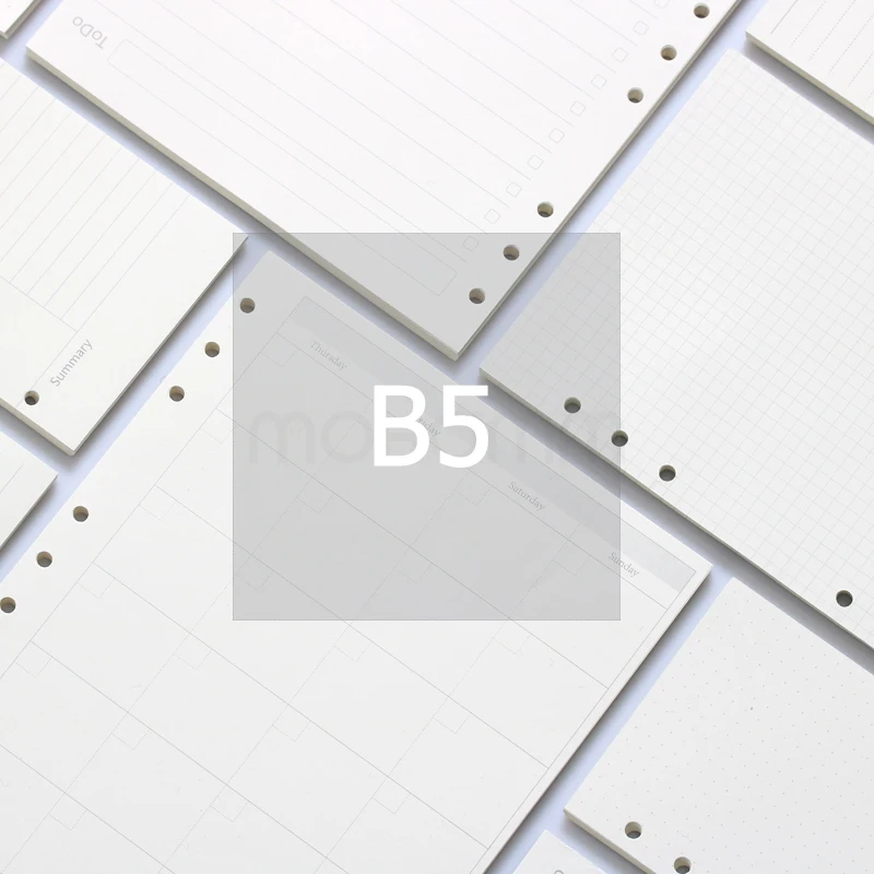 B5 журнал заправки записная книжка наполнителя бумага узкая правила 2017