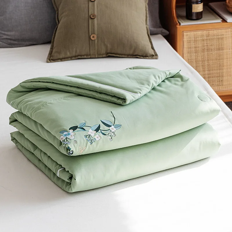 

Bedding Summer Quilted Blanket Thin Comforter Bedspread for Double Bed Air Condition Quilt for Student Car Kids Adult Bed Cover