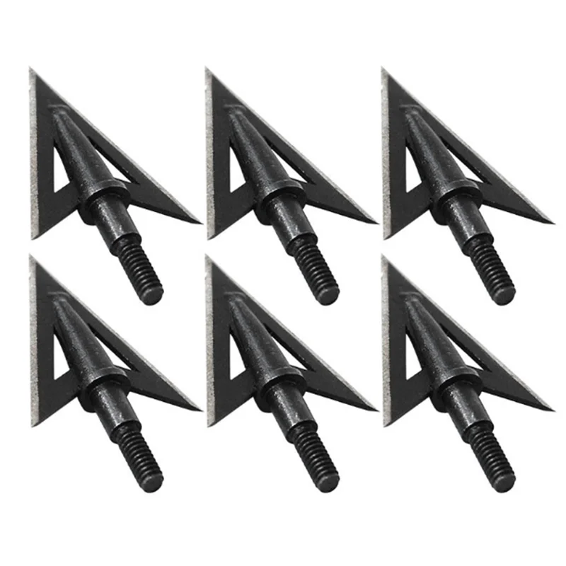 

Stainless Steel 2 Blades 6/12/24pcs Arrowhead Archery Point Hunting Universal Bow and Arrow Shooting Beast