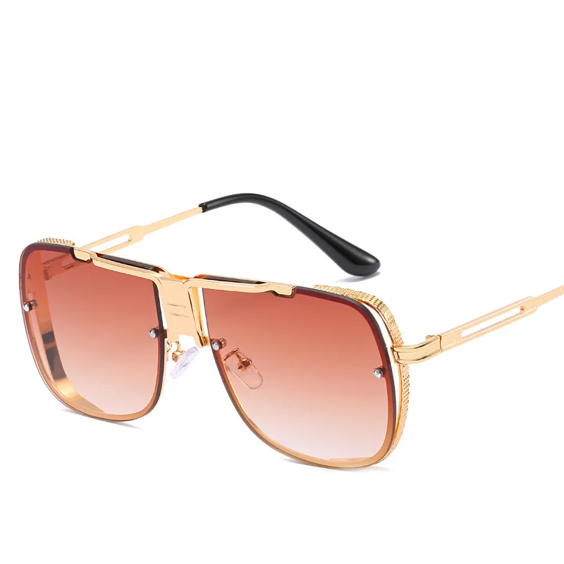 2019 Квадратные Солнцезащитные очки больших размеров для мужчин и женщин