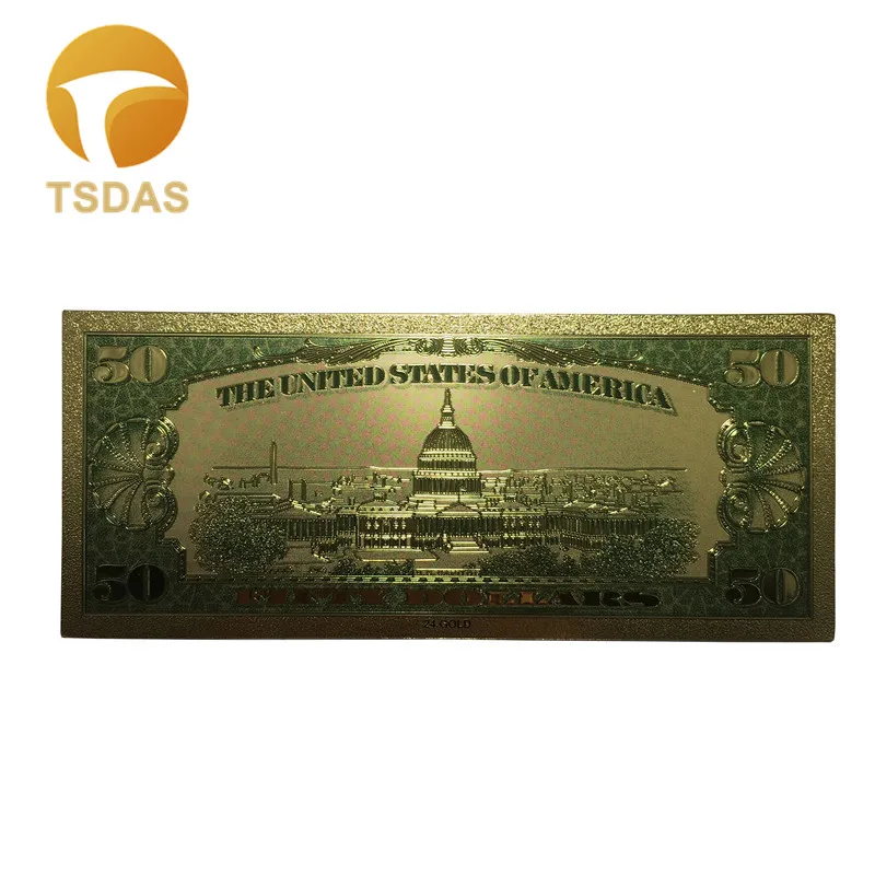 Покрытая 24-каратным золотом разноцветная Ручная работа в подарок 50 долларов