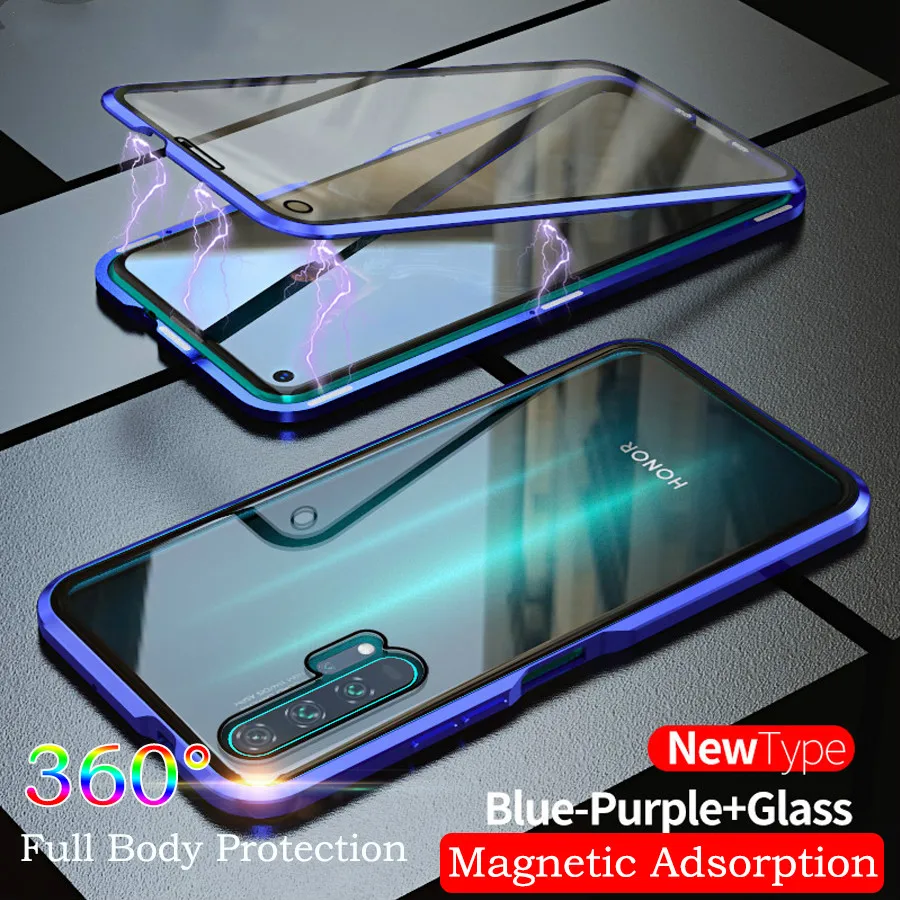 Магнитный чехол книжка для Huawei P30 P20 Mate 20 Honor Pro Lite 20i V20 закаленное стекло