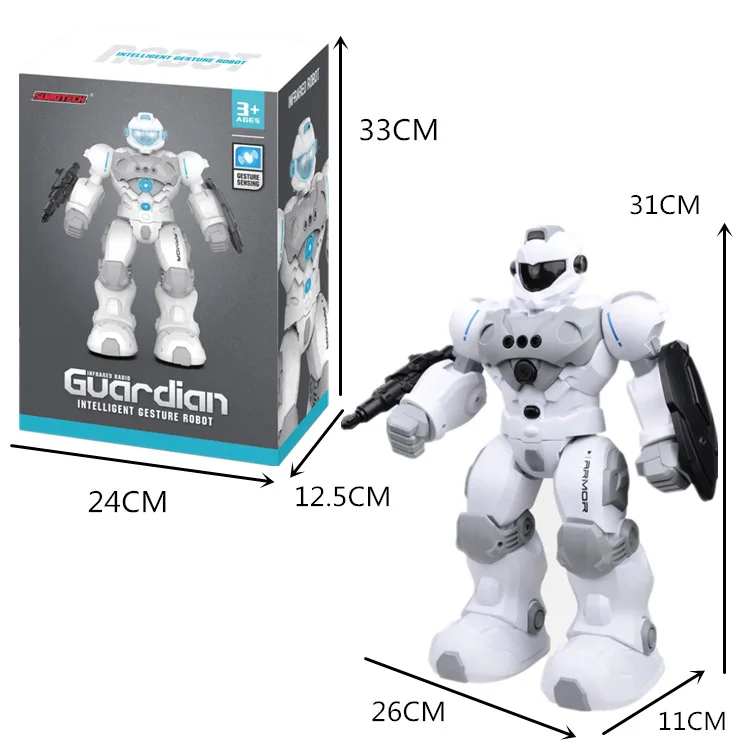 

BG1528 children's educational wireless remote control gesture sensing programmable intelligent robot model toy