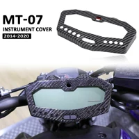 fiber motorcycle instrument hat speedometer cover for yamaha mt07 fz07 2014 2020 2019 2018 2017 2015 for tracer 700 2016 2019