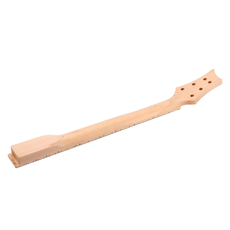 

New Electric Guitar Neck Solid Wood Maple 22 Fret 24.75in Truss Rod H053