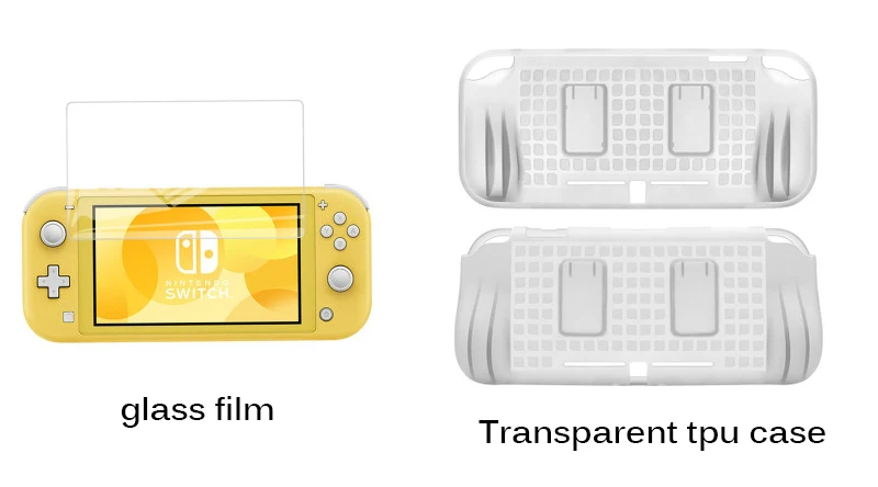 3 в 1 чехол для nintendo Switch Lite, сумка для переноски, мини-протектор, чехол для nintendo Switch, мини-аксессуары, стеклянная пленка для хранения