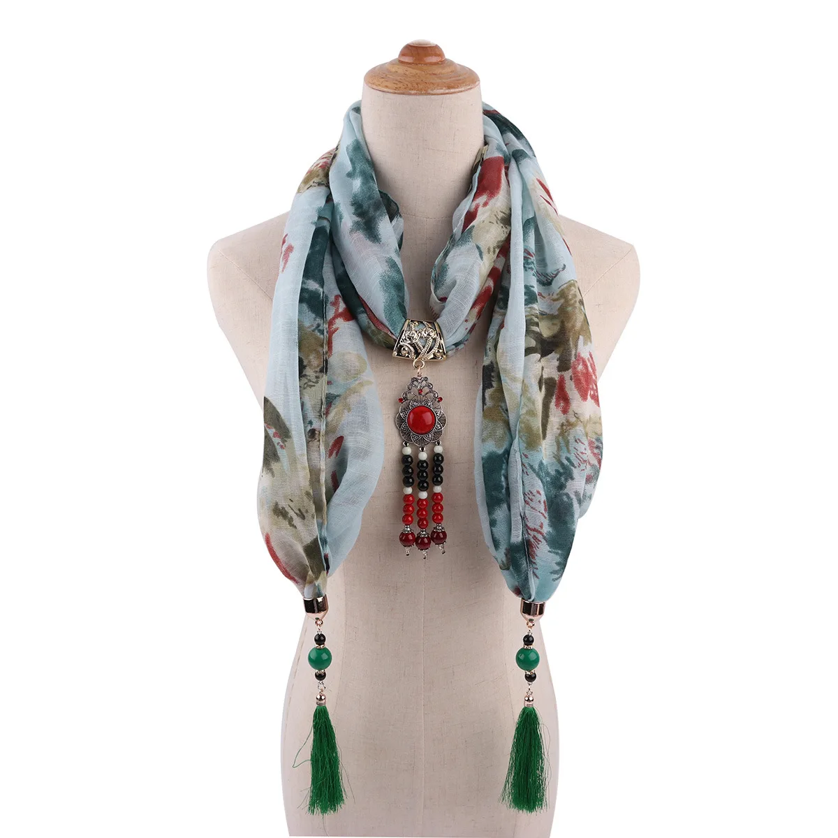 

Bufandas Invierno Mujer Zinc Resin Pendant Fashion Muslim Neck Scarfs Head Jersey Accessories Shawls